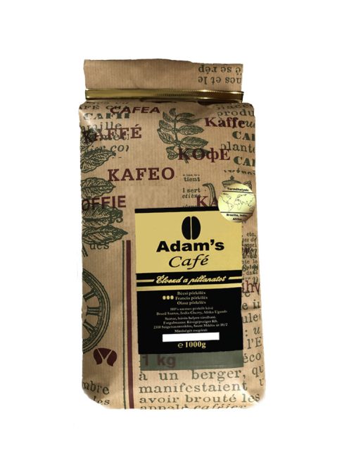 ADAM'S CAFÉ PRÉMIUM FRANCIA PÖRKÖLÉSŰ SZEMES KÁVÉ (1000G)