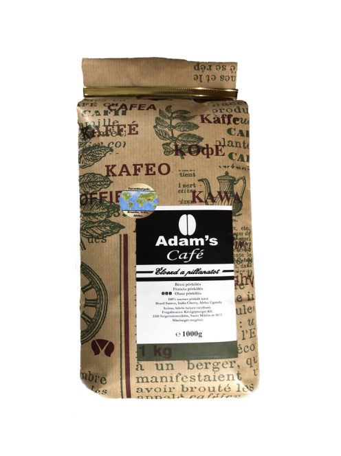 ADAM'S CAFÉ OLASZ PÖRKÖLÉSŰ SZEMES KÁVÉ (1000G)